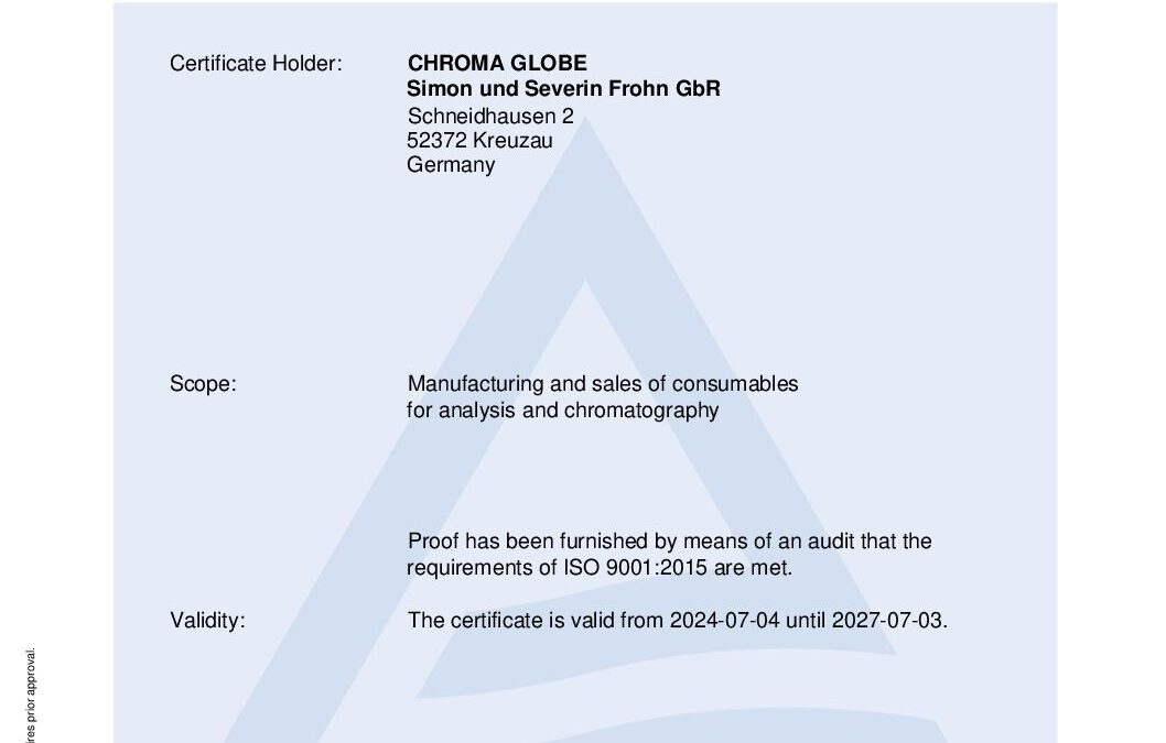 Chroma Globe ISO 9001_2015_EN